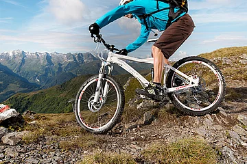 Mountain biking in the Zillertal Valley, Tyrol