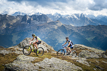 Mountain bike trails in the Zillertal Valley